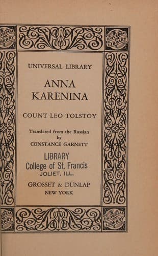 Anna Karenina — Leo Tolstoy