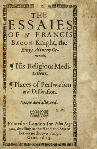 Bacon's Essays — Francis Bacon