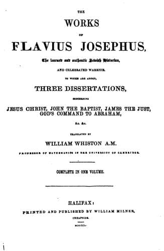 The Antiquities of the Jews — Flavius Josephus
