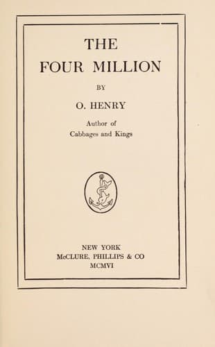 The Four Million — O. Henry