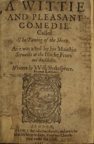 The Taming of the Shrew — William Shakespeare