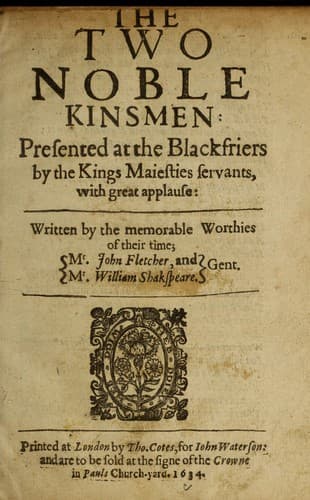 The Two Noble Kinsmen — William Shakespeare