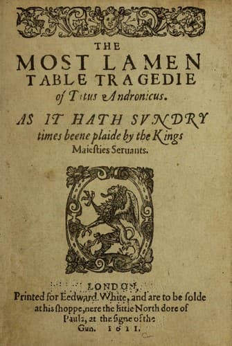 Titus Andronicus — William Shakespeare